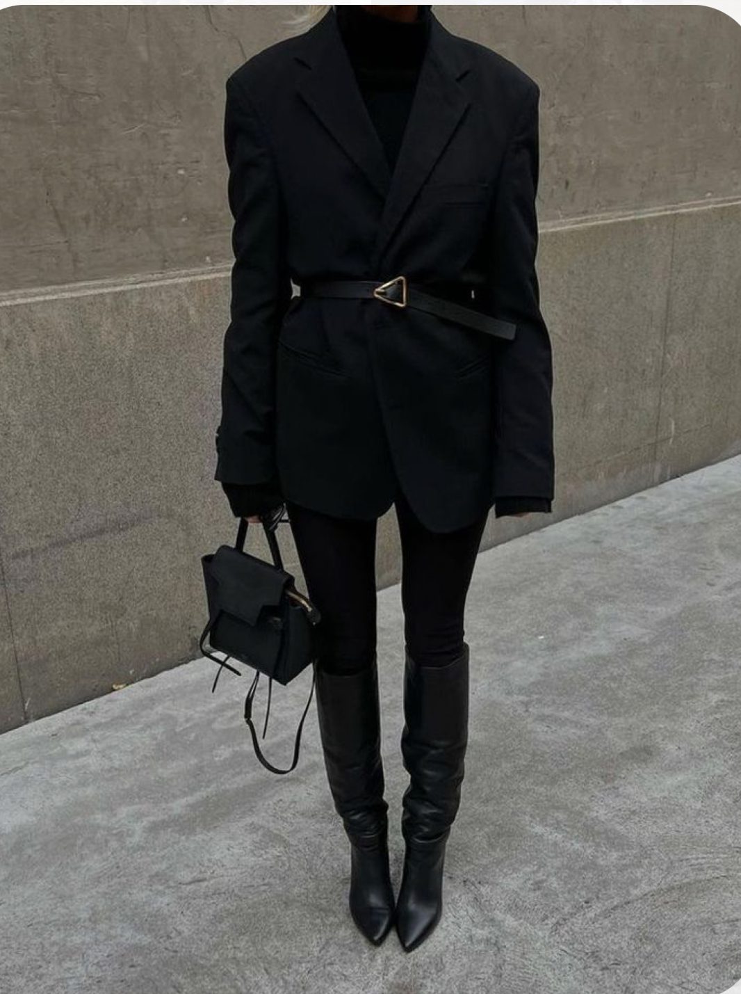 all black outfits are chic