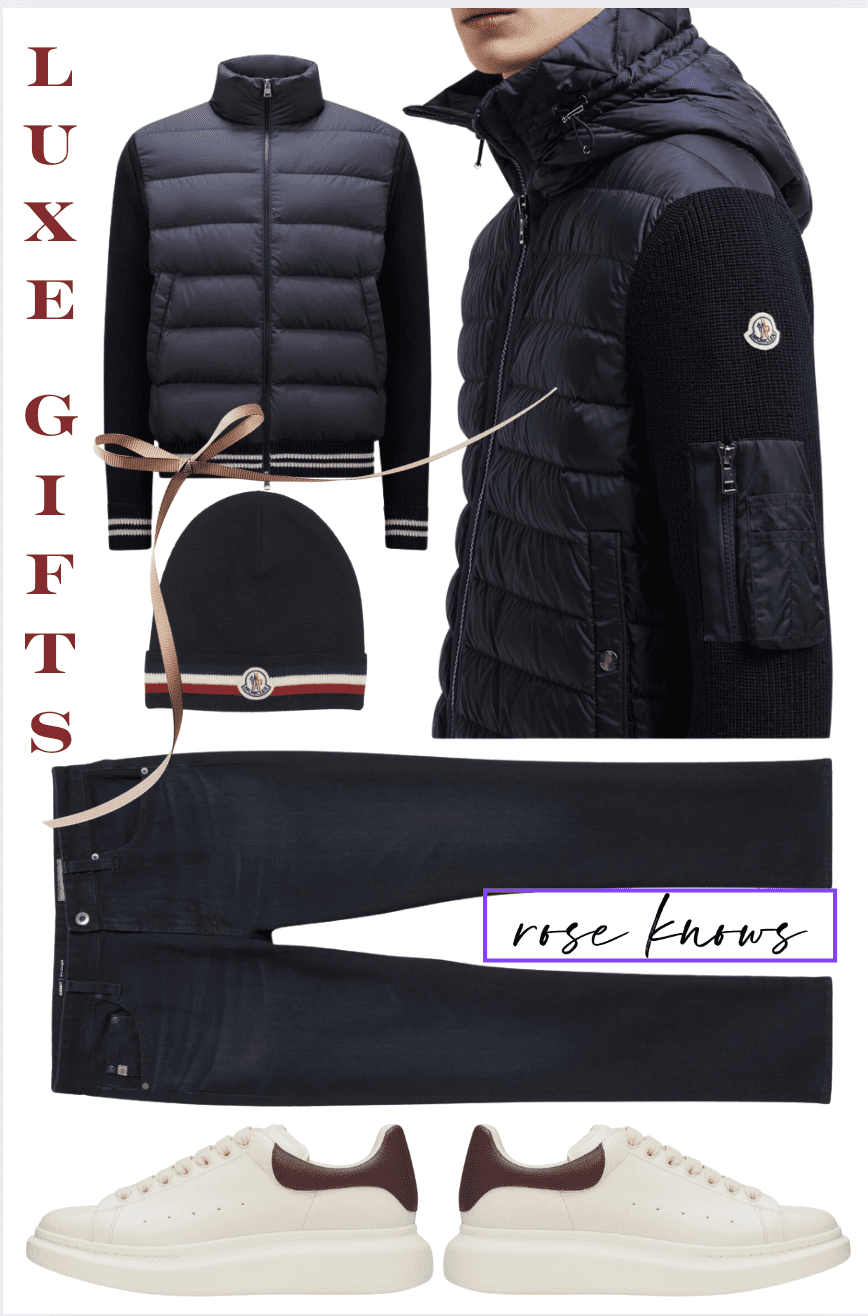 mens gifts luxe like moncler jackets 